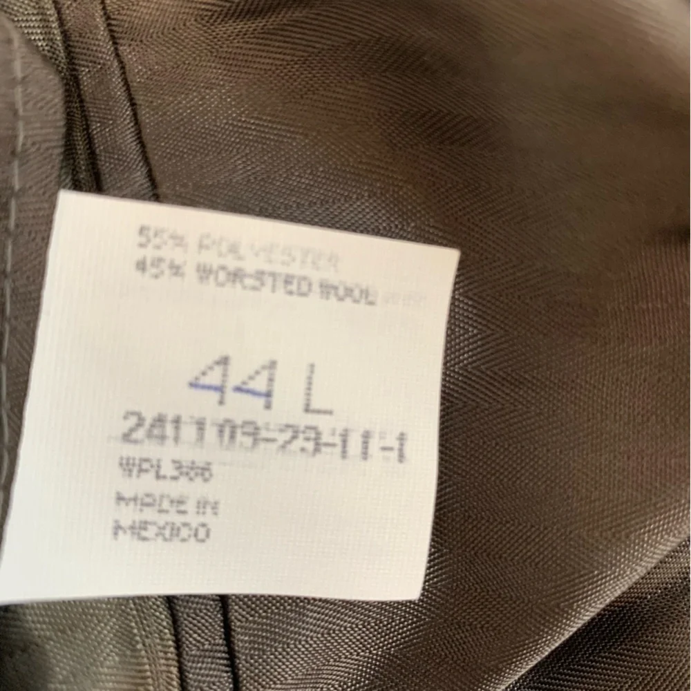 Haggar Men's Brown Houndstooth Pattern Sport Coat Blazer